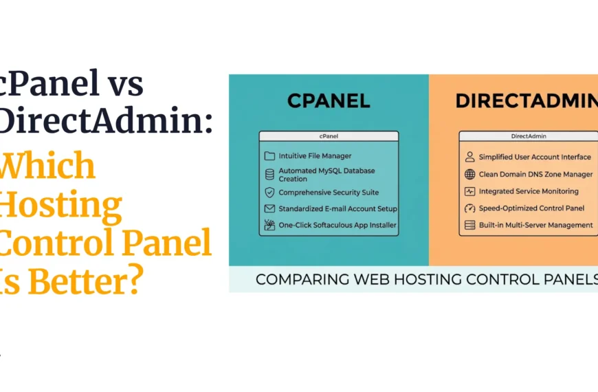 cPanel vs DirectAdmin: Which Hosting Control Panel Is Better?
