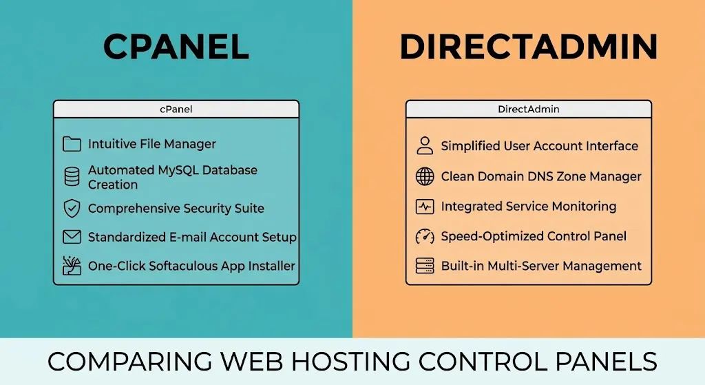 cPanel vs DirectAdmin