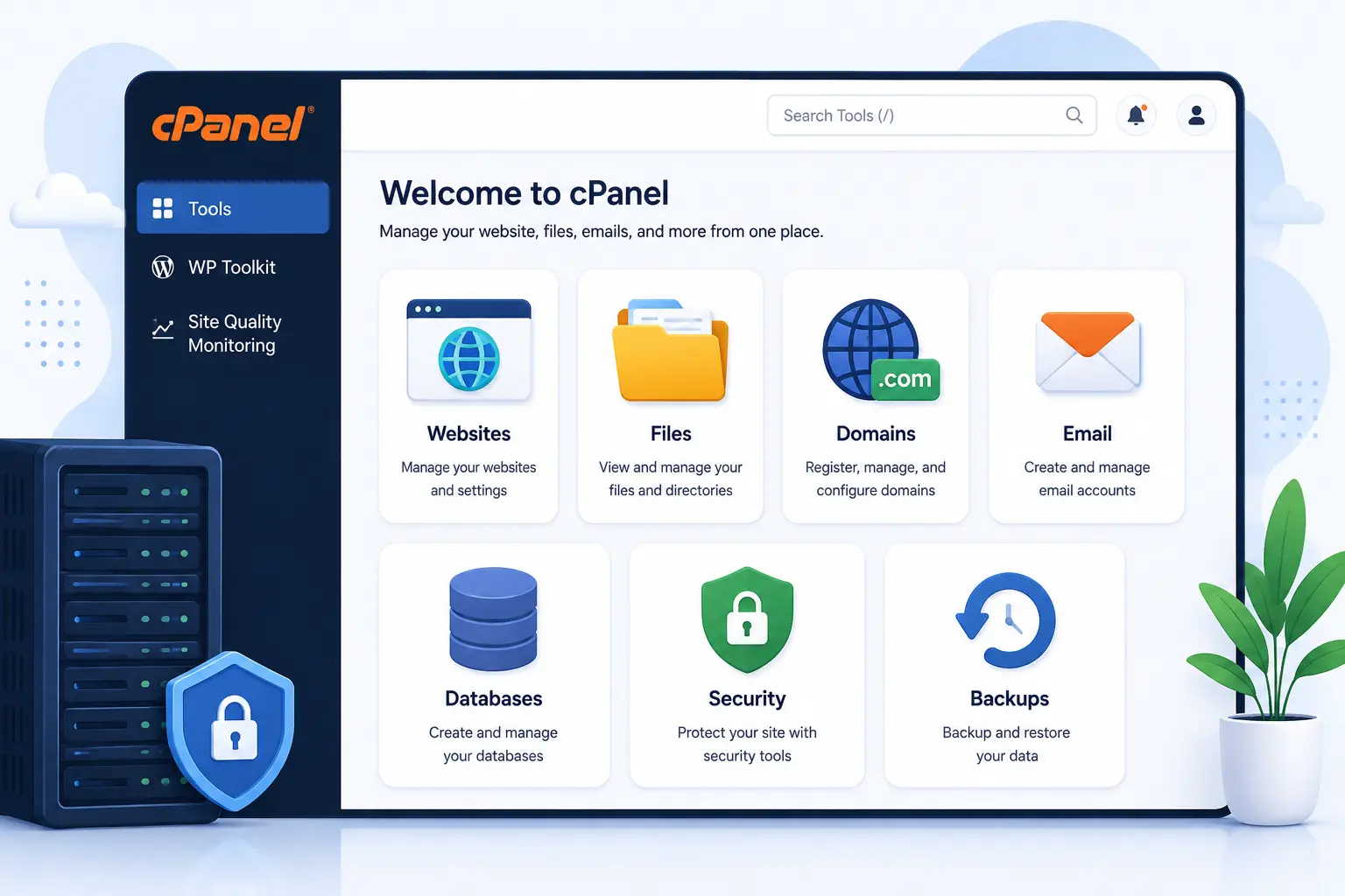 cpanel hosting features