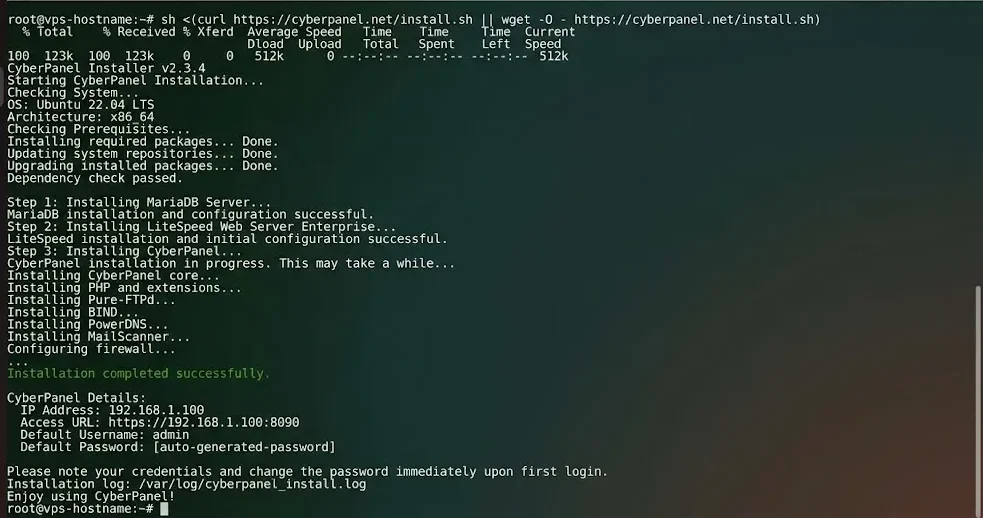install cyberpanel ubuntu e1788336964131
